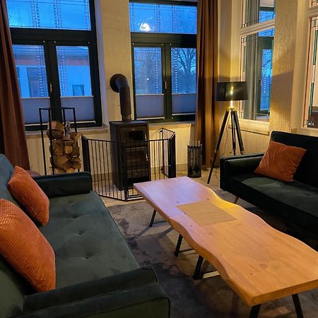 Ferienwohnung Mit Kamin Und Traumhafter Dachterrasse Mit Weitblick In Die Natur Neu Gaarz Eksteriør billede